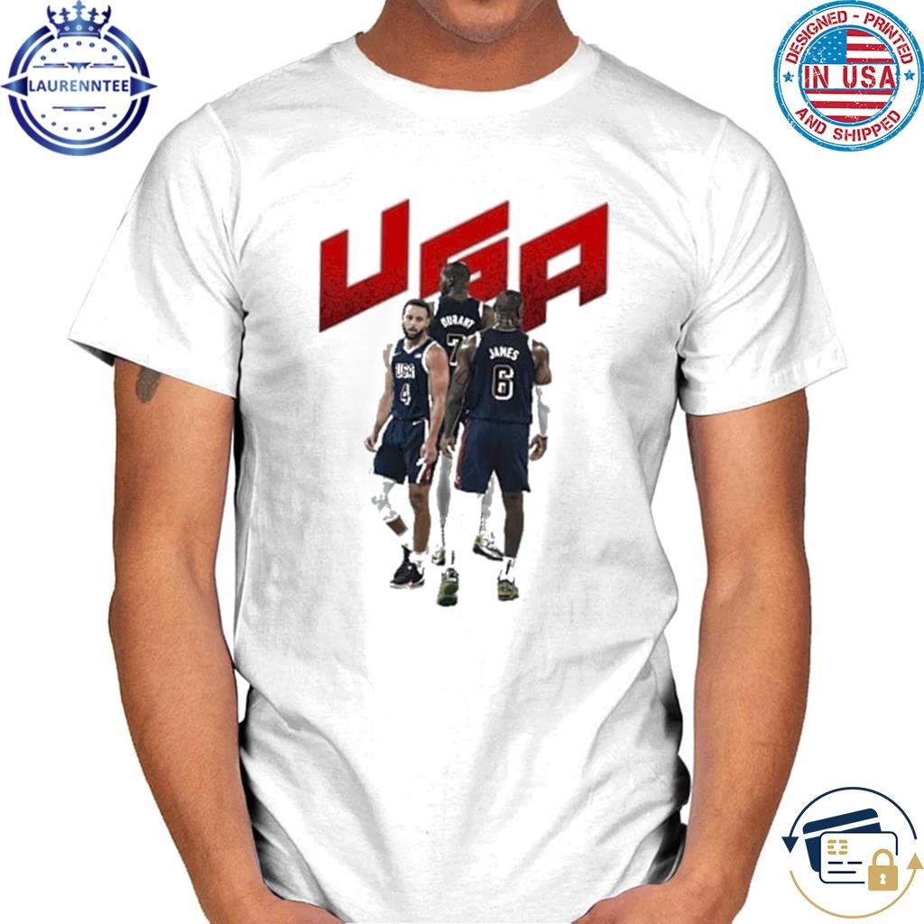 Lebron x Curry x Durant USA Olympics Paris 2024 T-shirt