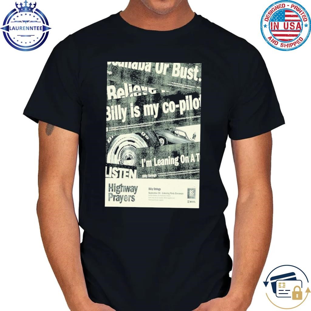 Billy strings highway prayers september 24 2024 shirt