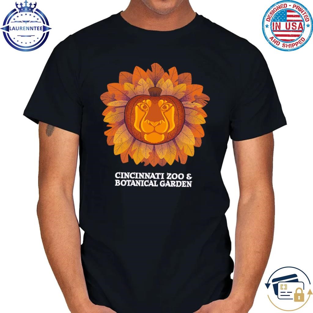 Cincinnati zoo and botanical garden Lion pumpkin glow shirt