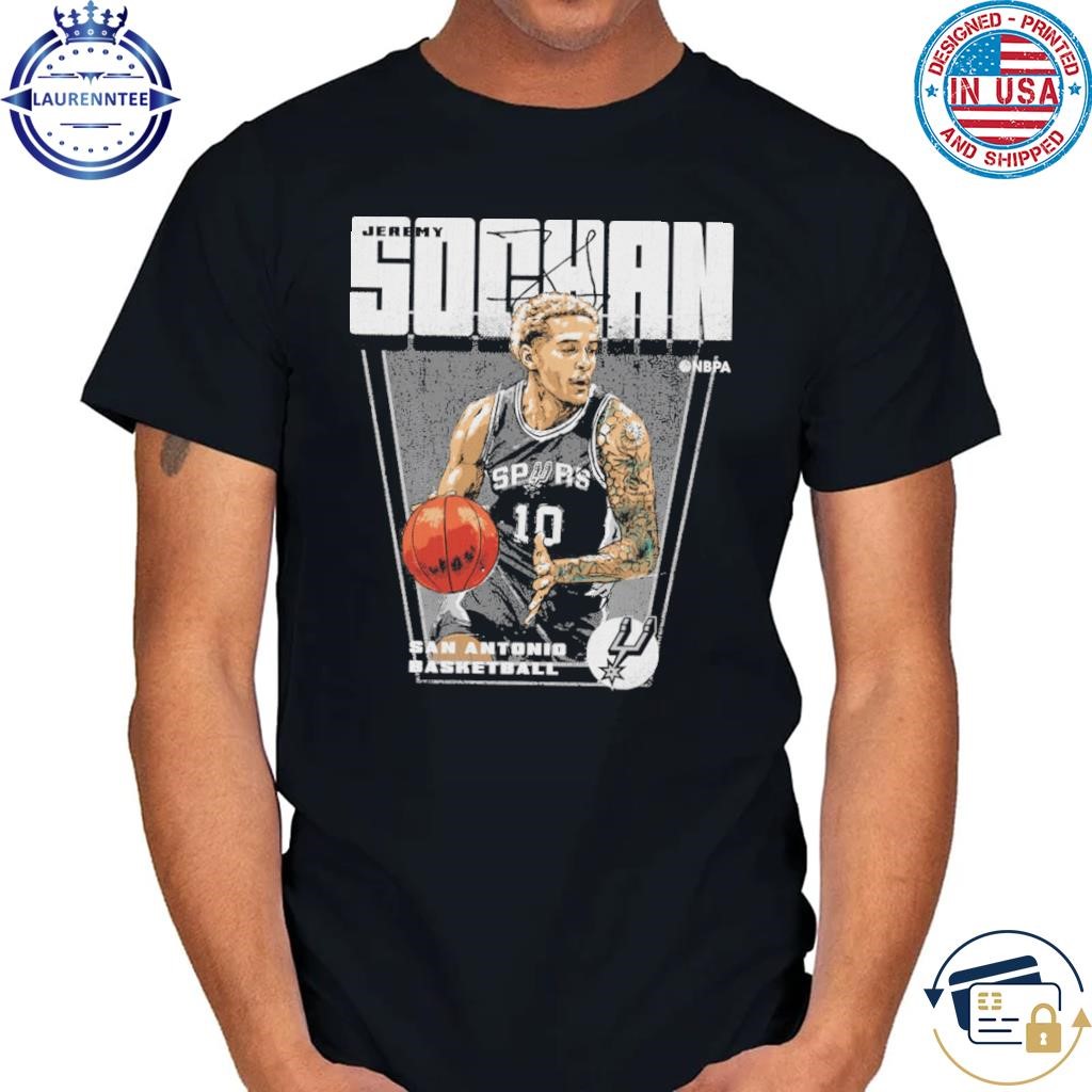 Jeremy sochan san antonio spurs premiere signature shirt