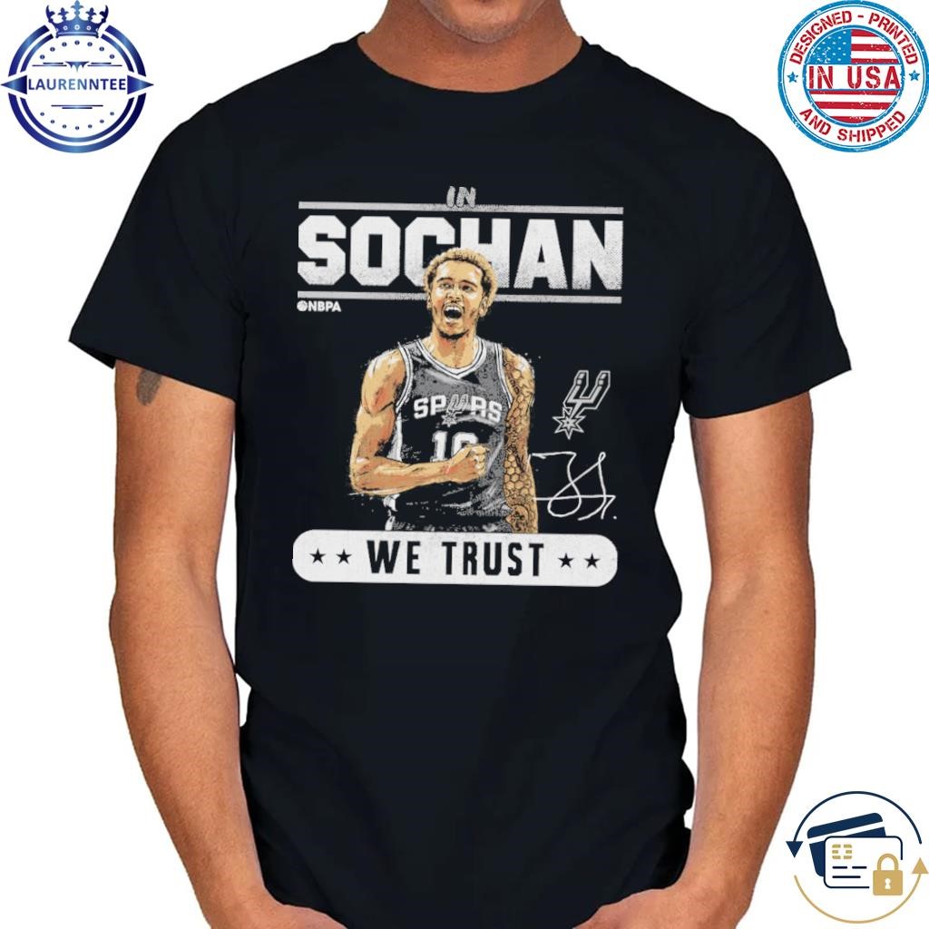 Jeremy sochan san antonio spurs trust signature shirt