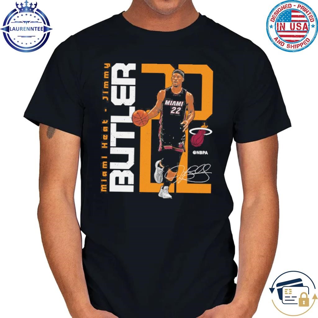 Jimmy butler miami heat stretch signature shirt