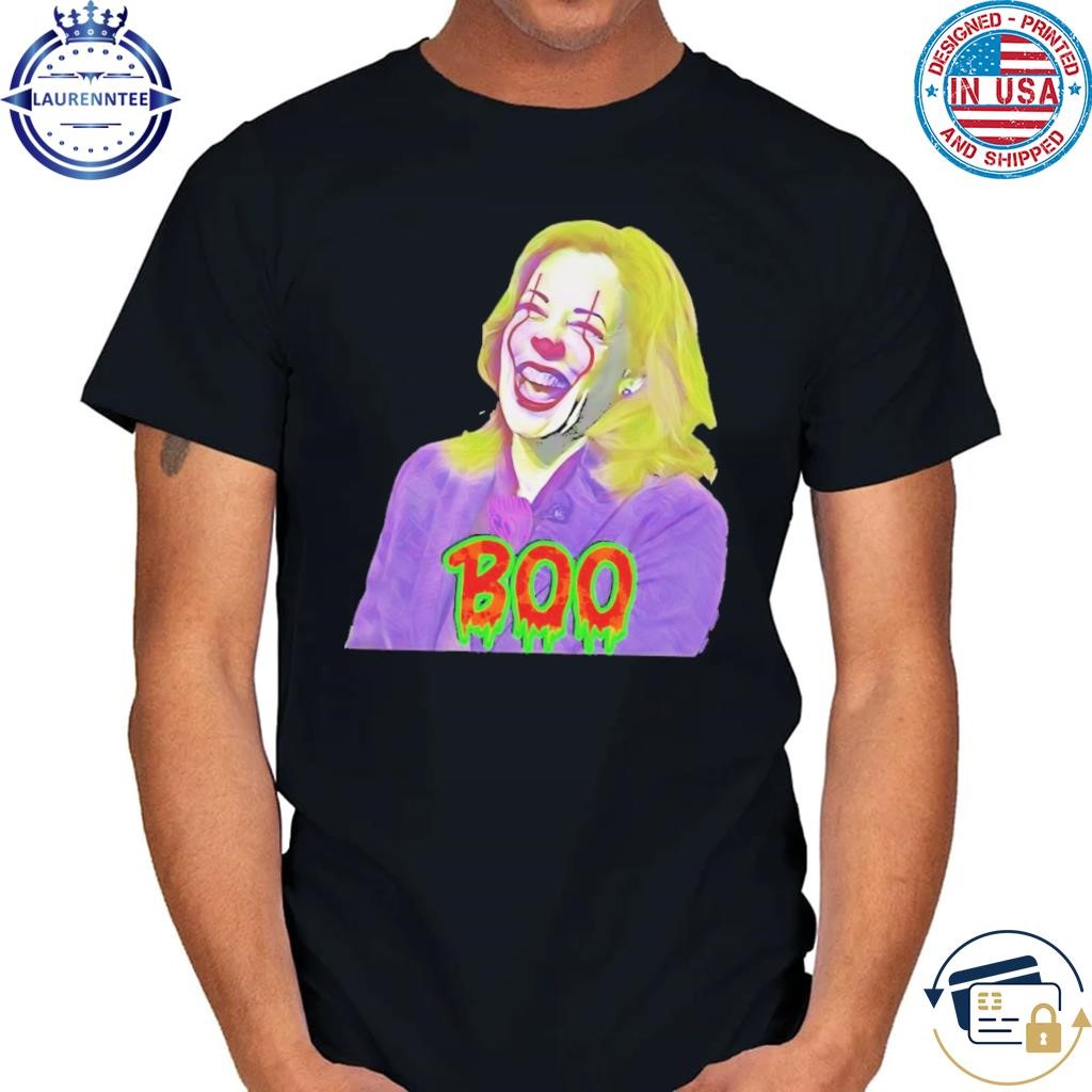 Kamala harris x pennywise boo halloween shirt