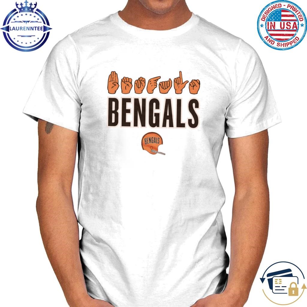 Love sign x bengals asl shirt