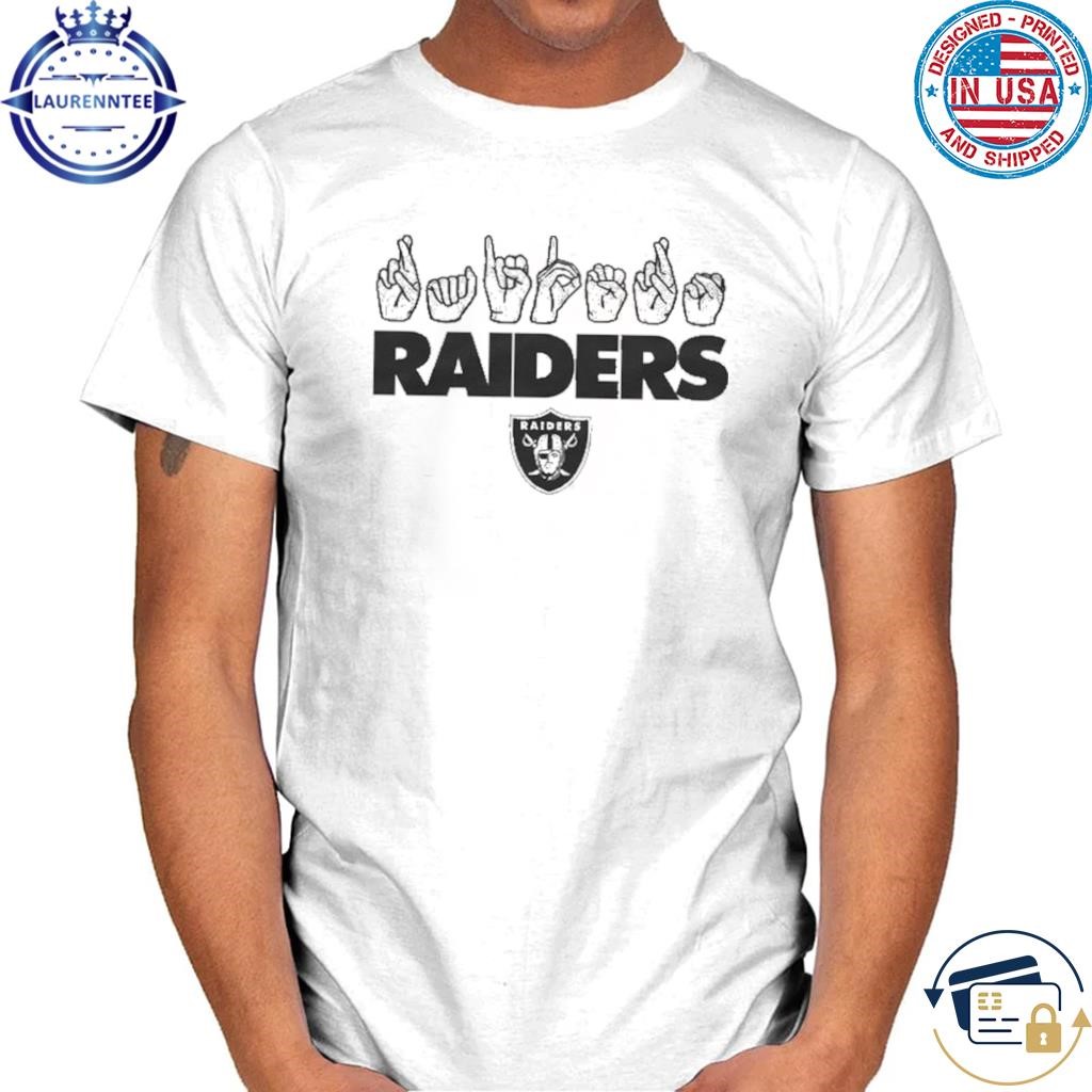 Love sign x raiders asl shirt