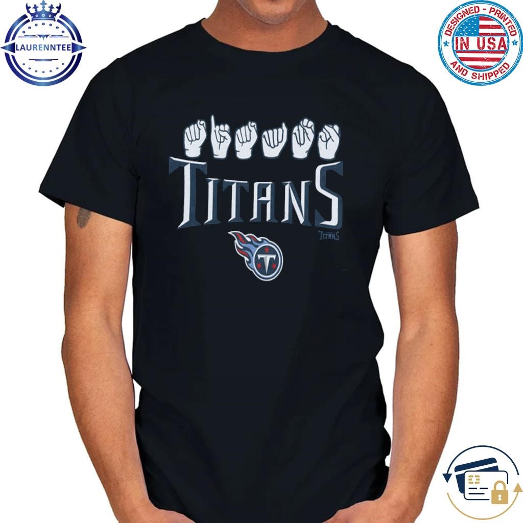 Love sign x titans asl shirt