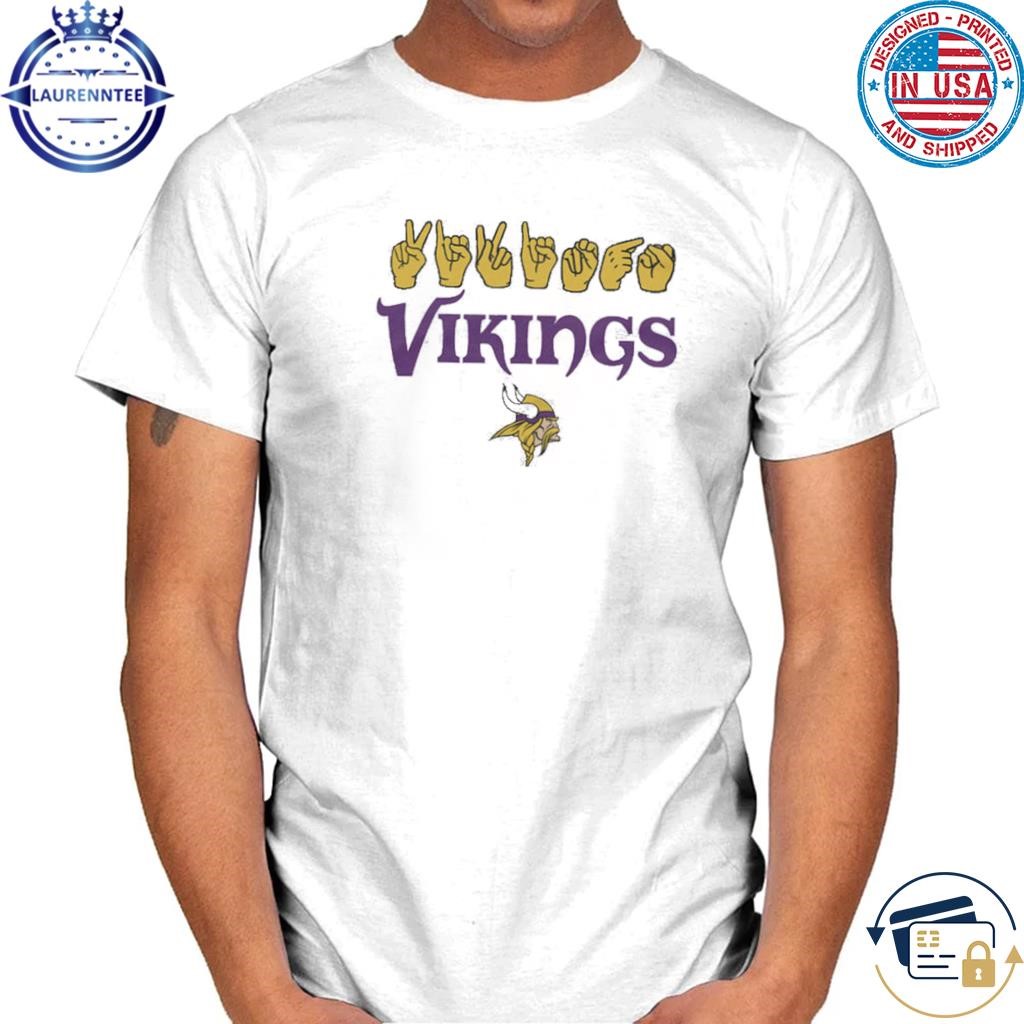 Love sign x vikings asl shirt