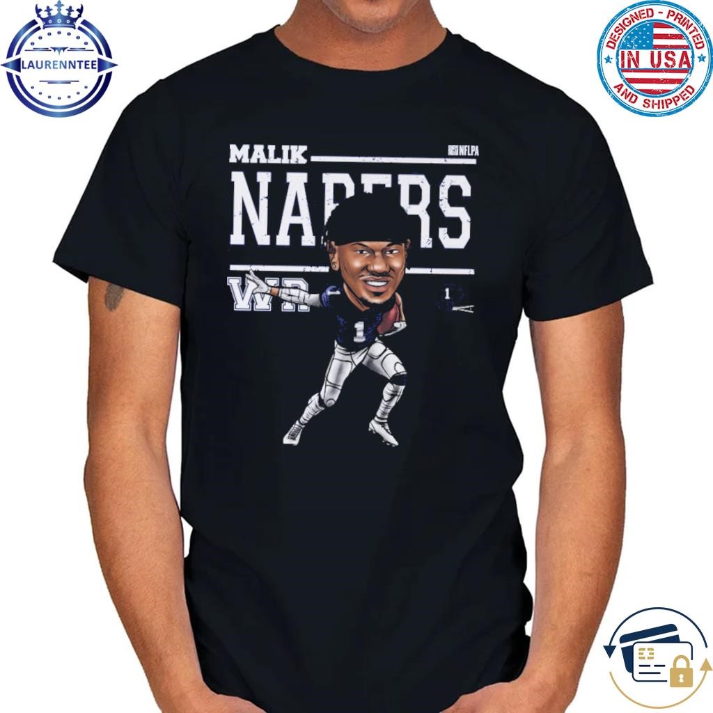 Malik Nabers New York G Cartoon signature shirt