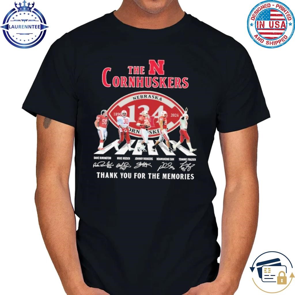 Nebraska cornhuskers 134 seasons 1890-2024 shirt