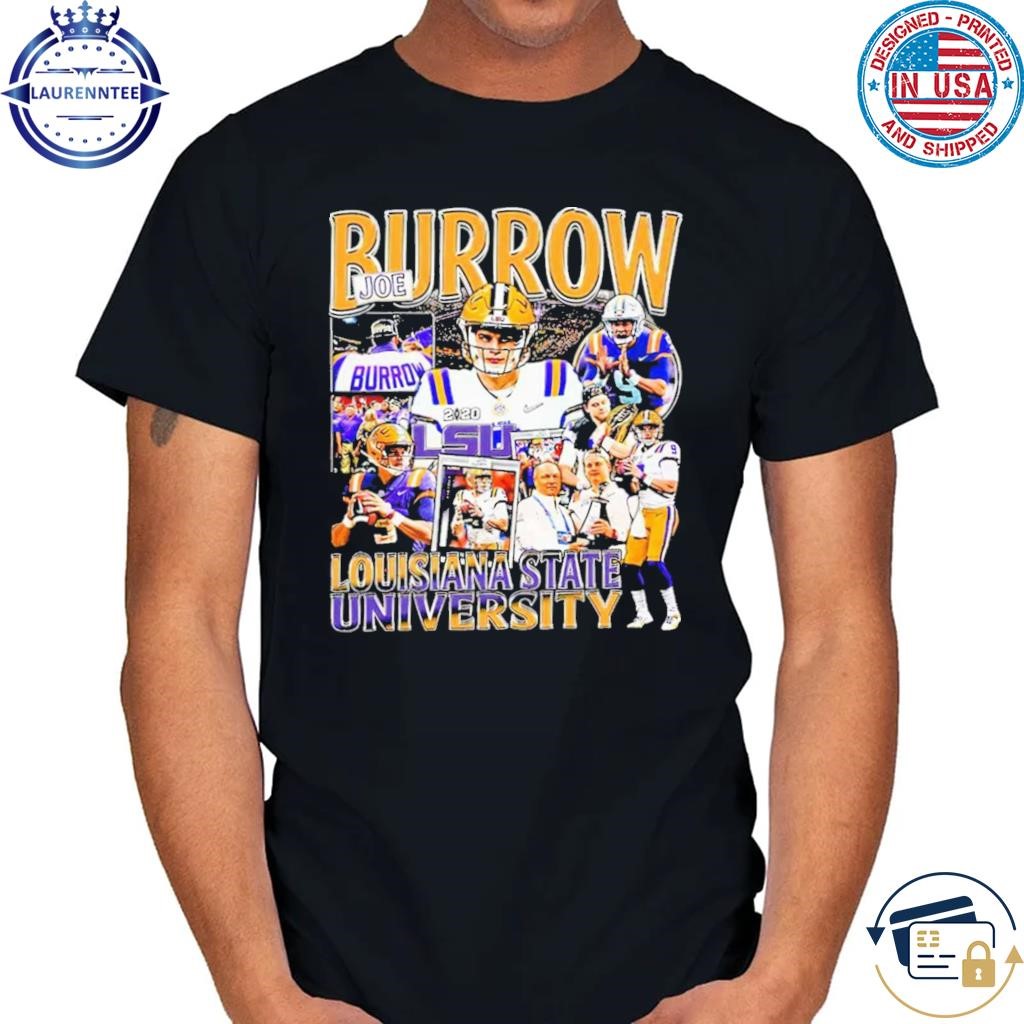 Official Joe Burrow Louisiana State University T-Shirt