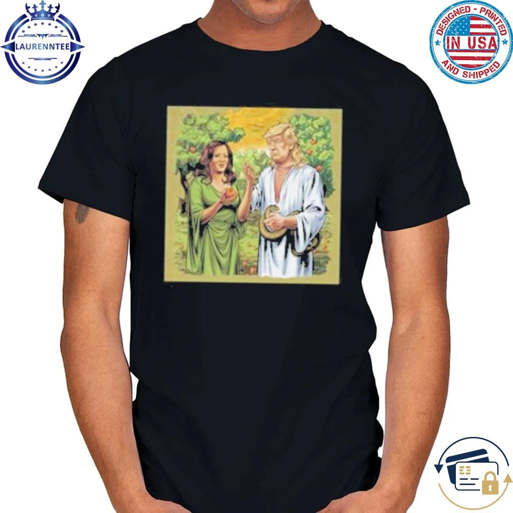 Official Kamala harris and Donald Trump debate eve and adam shirt