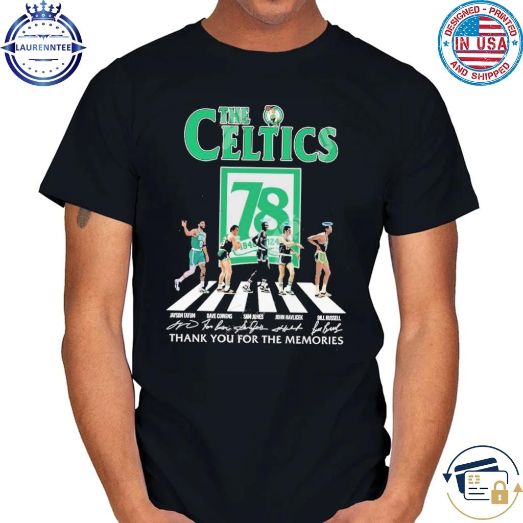 Official The celtics 78 years of 1968-2024 boston celtics thank you for the memories shirt