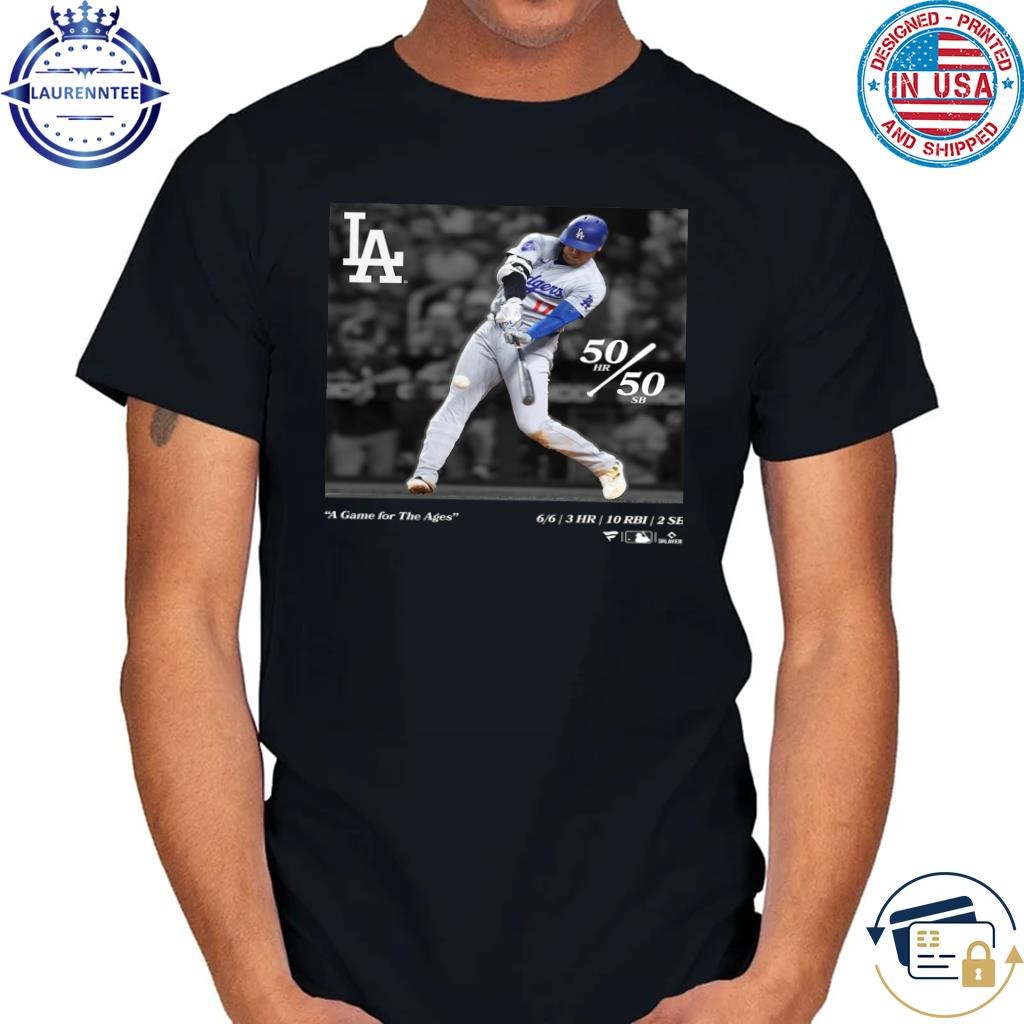 Shohei Ohtani Los Angeles Dodgers A Game For The Ages T-shirt