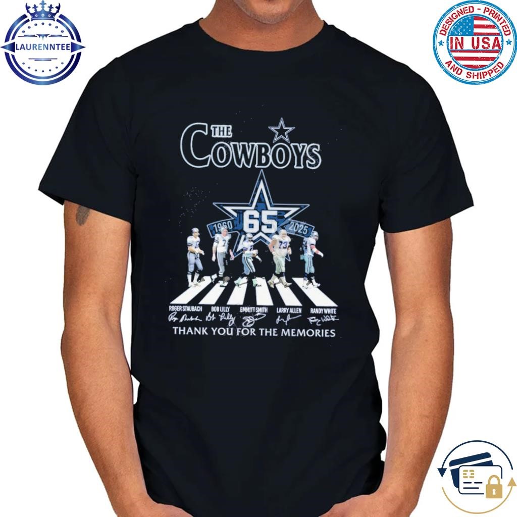 The Cowboys 65 years of 1960-2025 thank you for the memories shirt