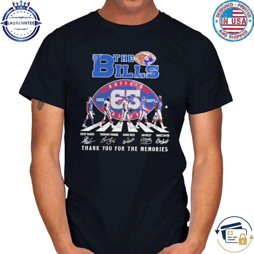 The bills 65 years of 1959-2024 thank you for the memories shirt