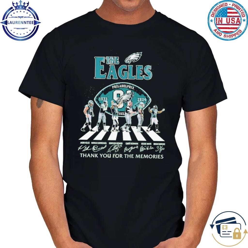 The eagles 91 years of 1933-2024 philadelphia eagles thank you for the memories shirt