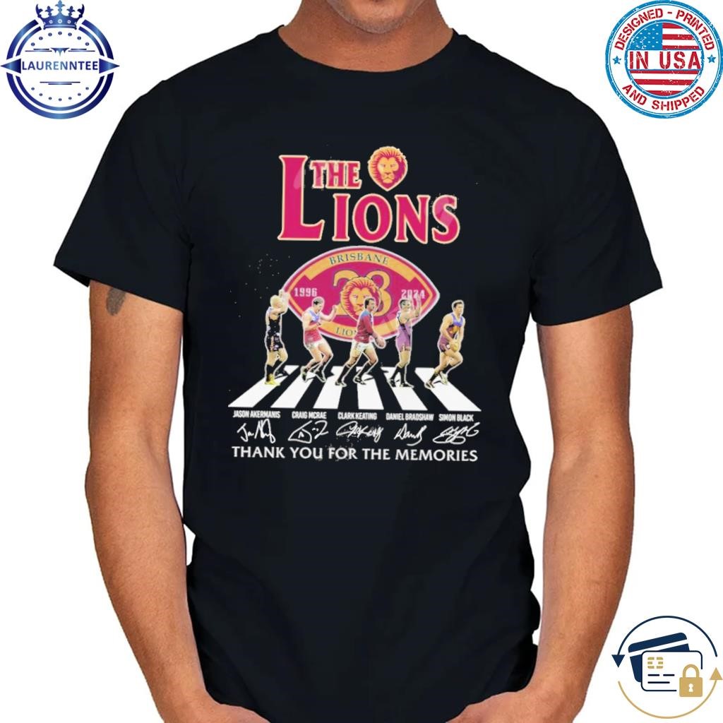 The lions 28 years of 1996-2024 brisbane lions thank you for the memories shirt