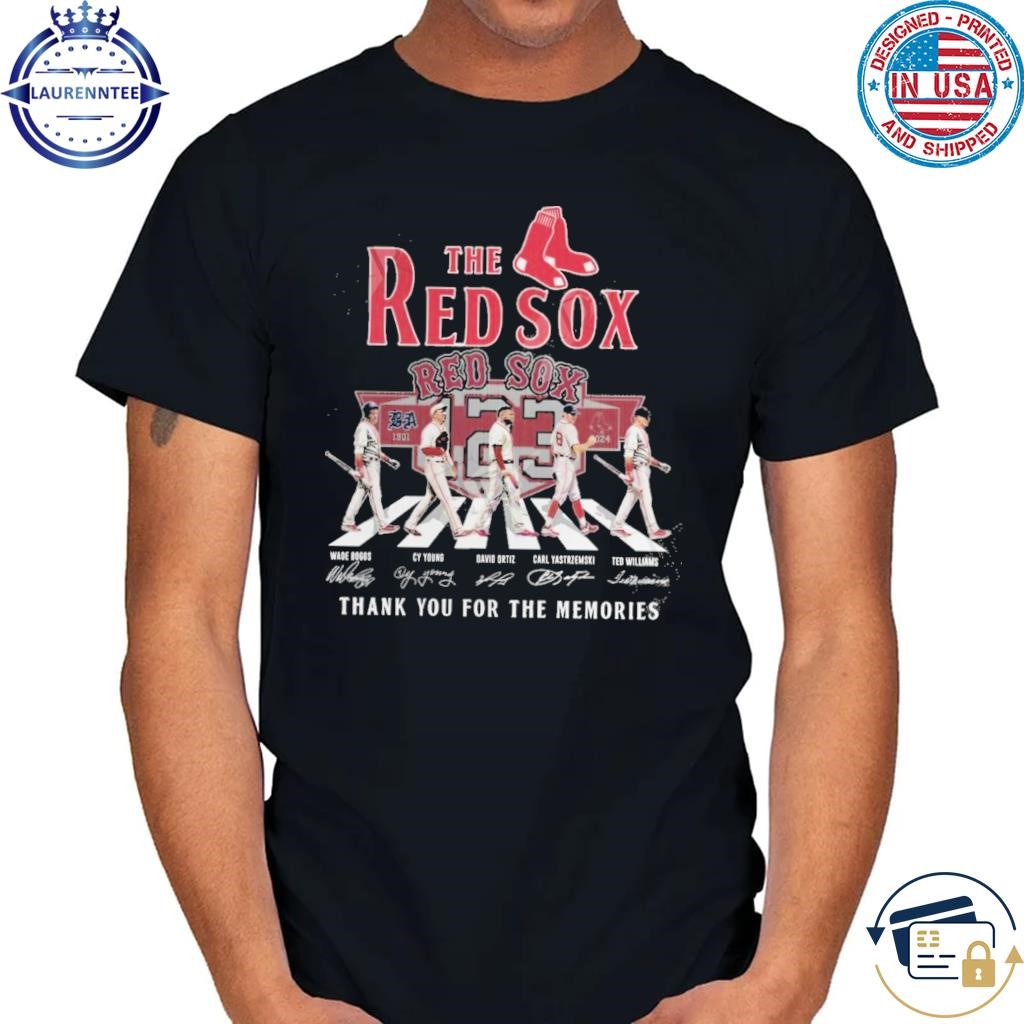 The red sox 123 years of 1901-2024 thank you for the memories shirt