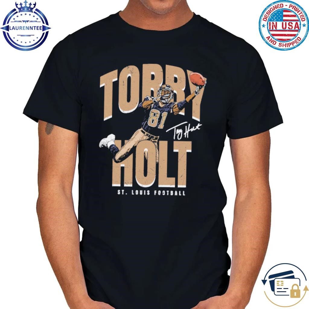 Torry holt st. louis player name signature shirt