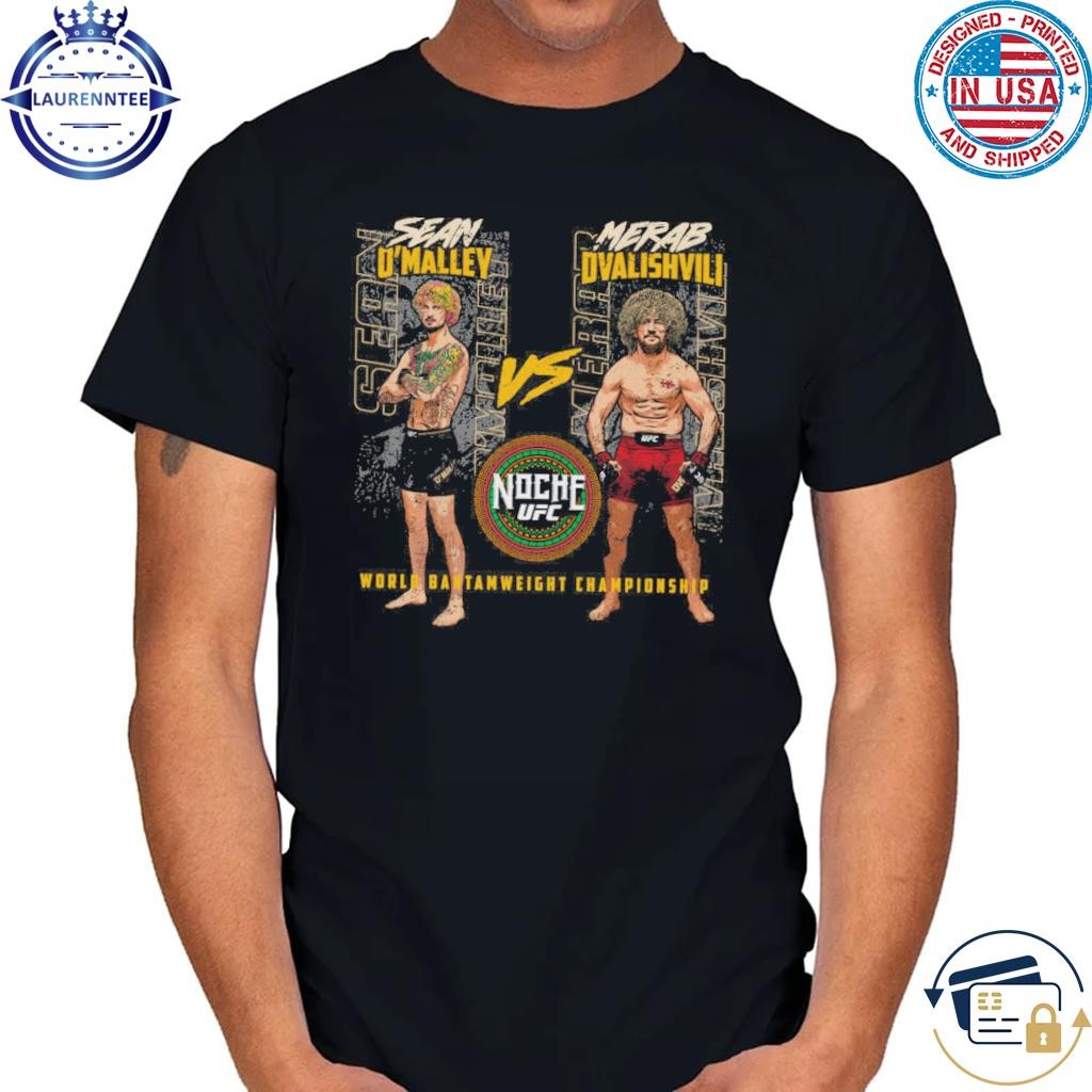 Ufc 306 sean o'malley vs. merab dvalishvili match up shirt