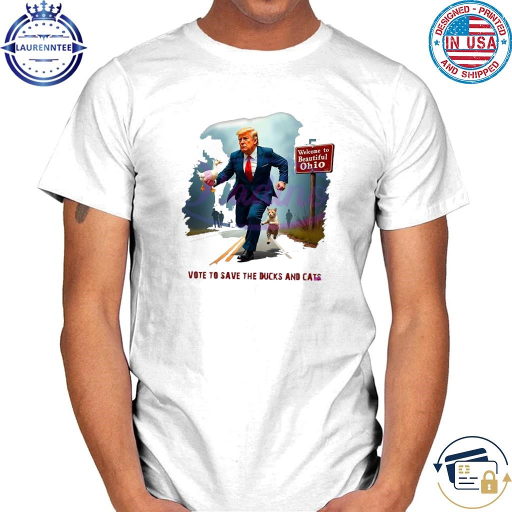 Vote to save the ducks and cats Trump 2024 shirt