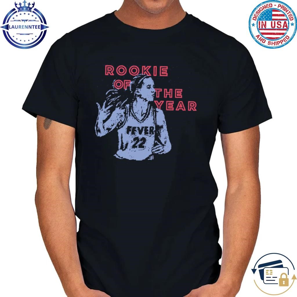 Caitlin Clark Navy Indiana Fever 2024 WNBA Rookie of the Year T-Shirt