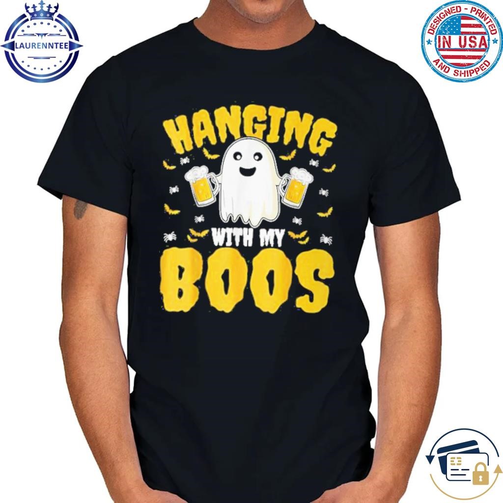 Original Happy halloween hanging with my boos halloween ghost shirt