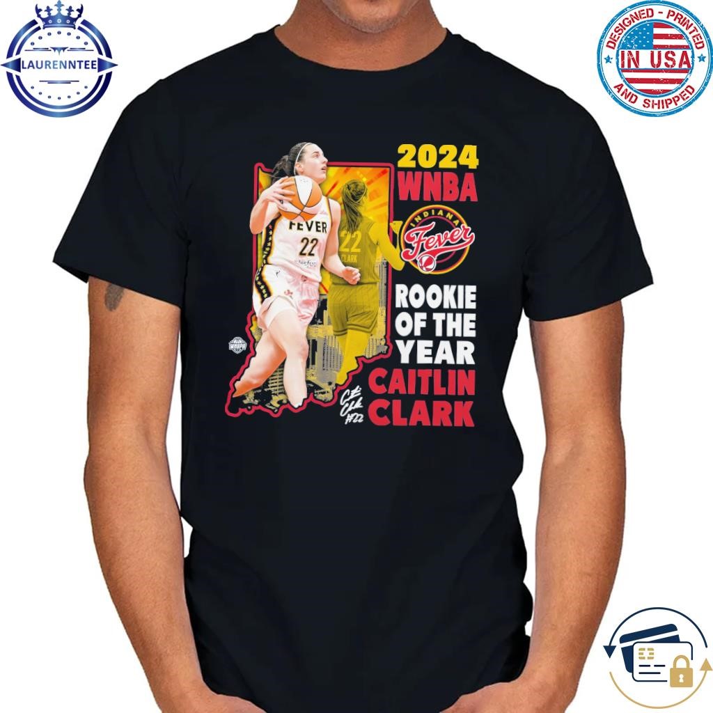 Original Stadium essentials caitlin clark navy indiana fever 2024 wnba rookie of the year shirt