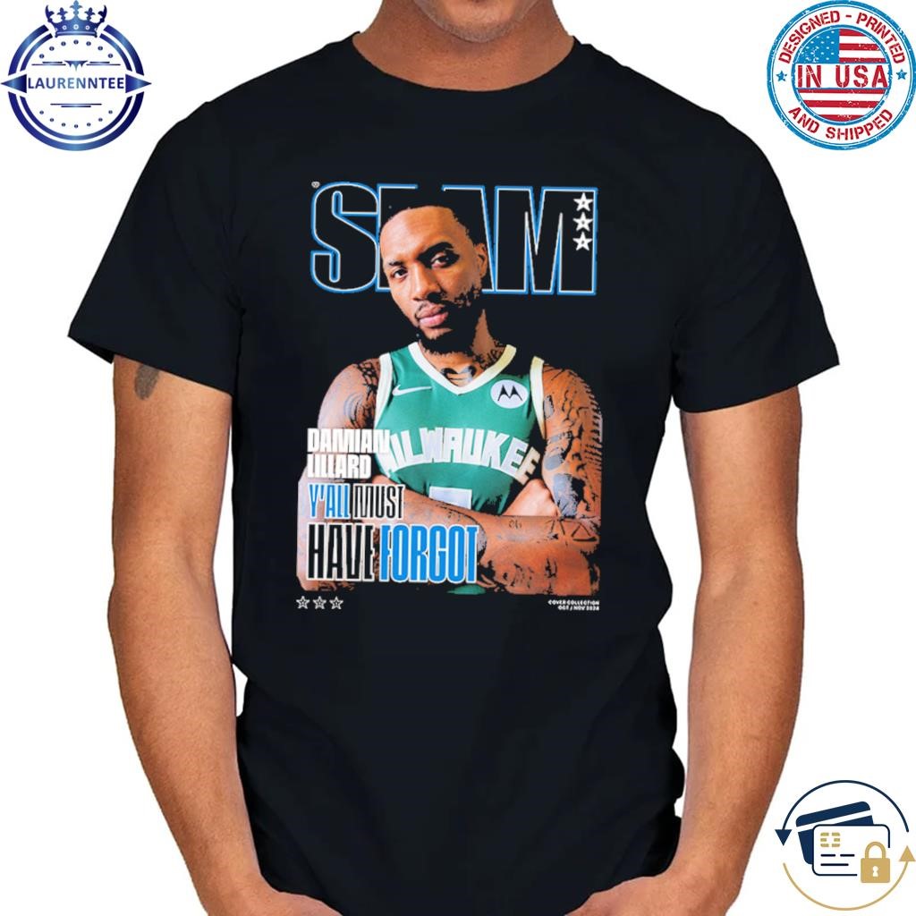 Slam cover shirt - damian lillard