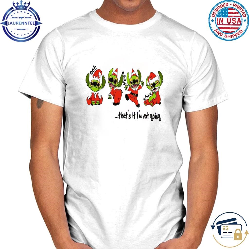 That's it I'm not going retro Christmas stitch grinch sweater