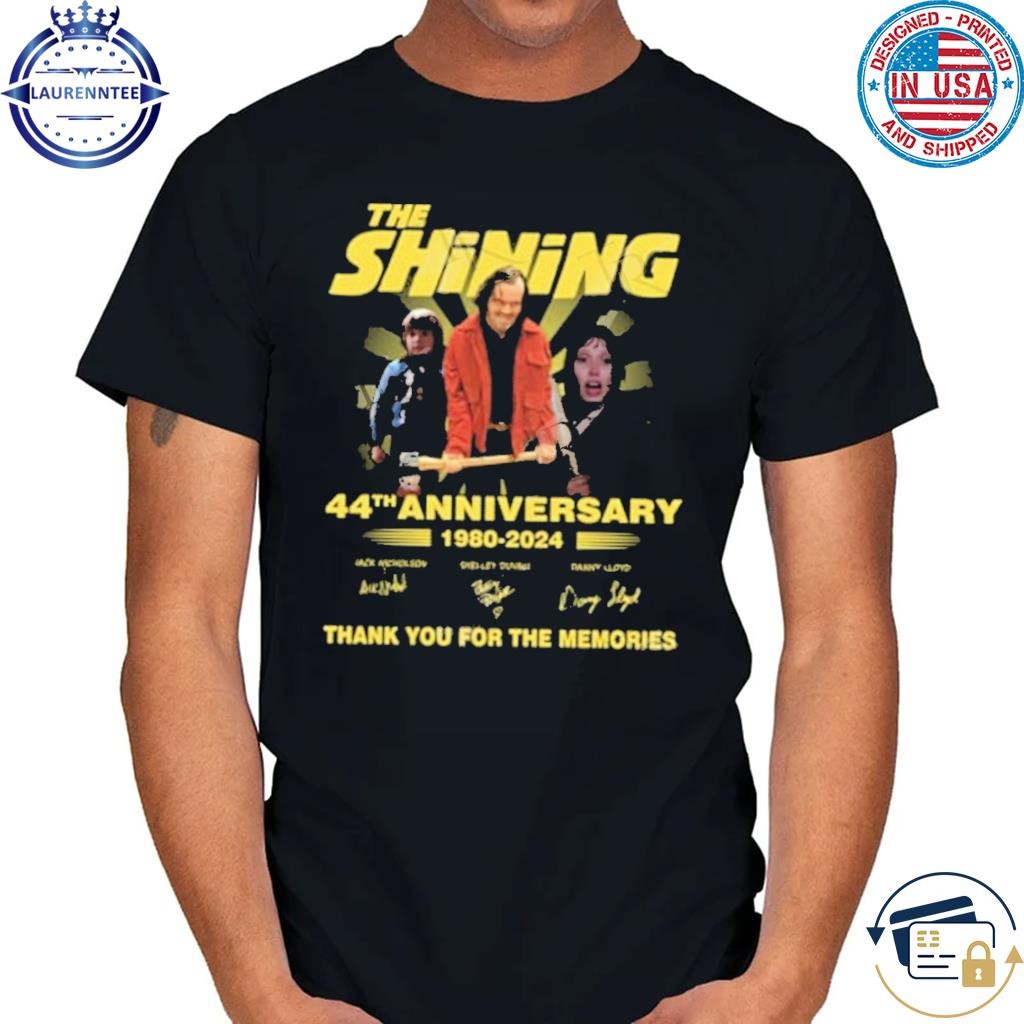 The Shining 44th Anniversary 1980-2024 Thank You For The Memories signatures T-Shirt