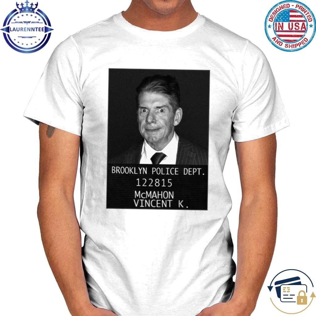 Vince mcmahon mug shot wrestling shirt