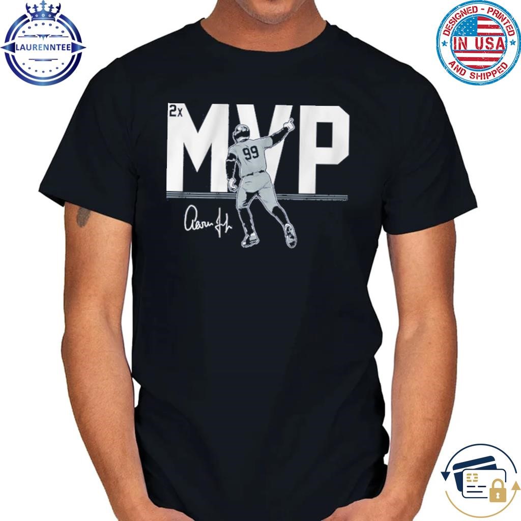 Aaron judge mvp signature shirt