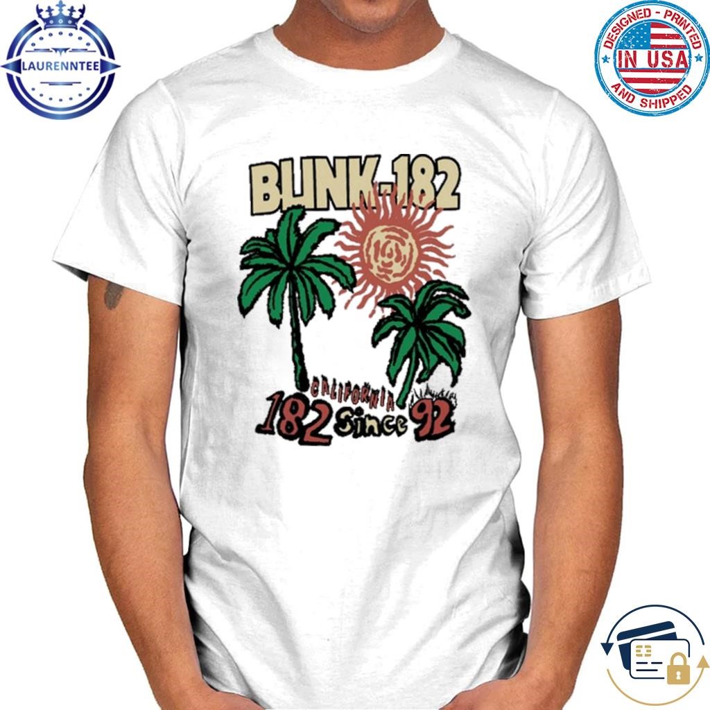 Blink-182 California since 92 shirt