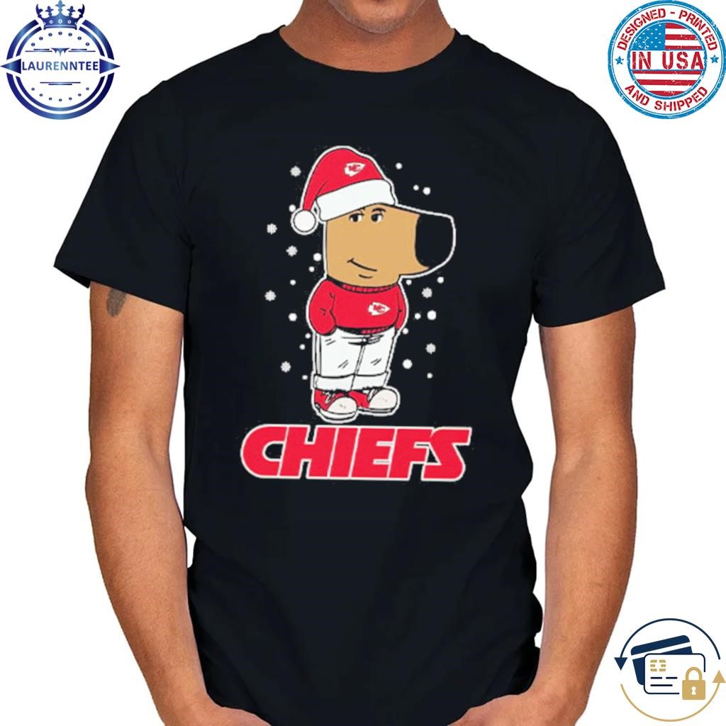 Just a chill guy chill with Kansas city Chiefs Christmas sweater