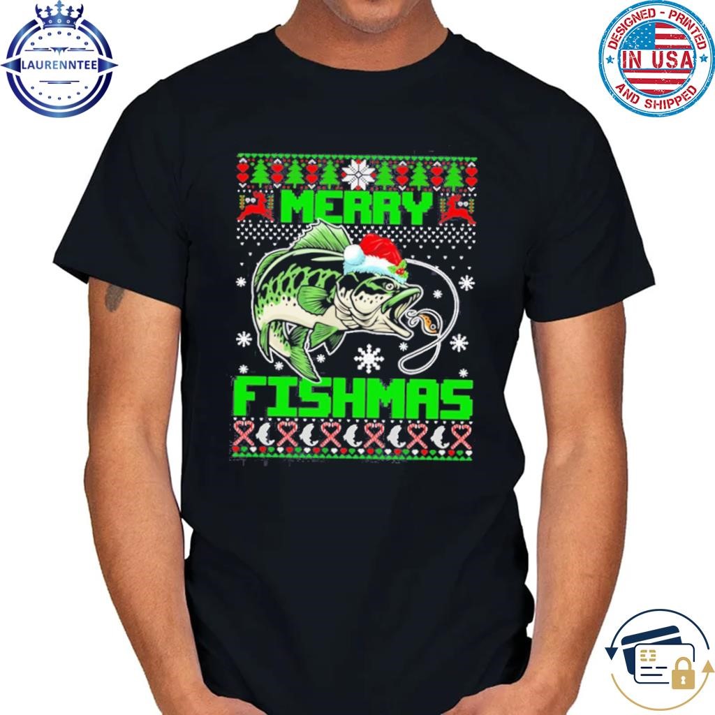 Merry fishmas fishing Christmas sweater