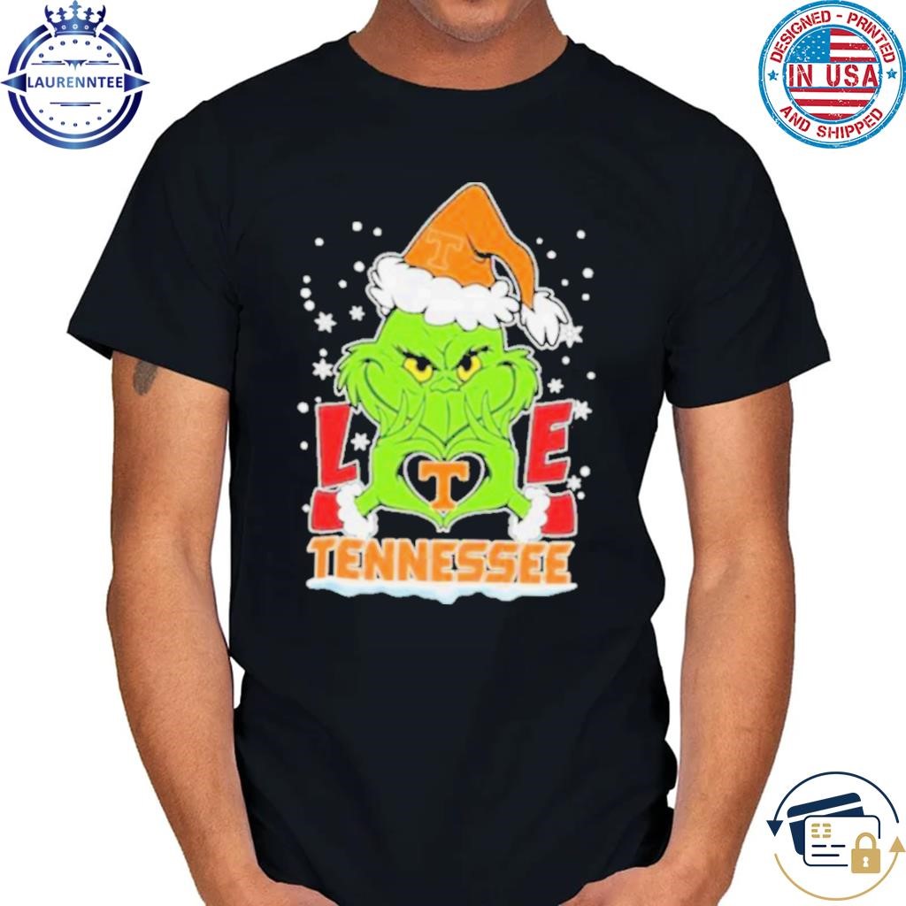 Official grinch hand love tennessee volunteers Christmas sweater