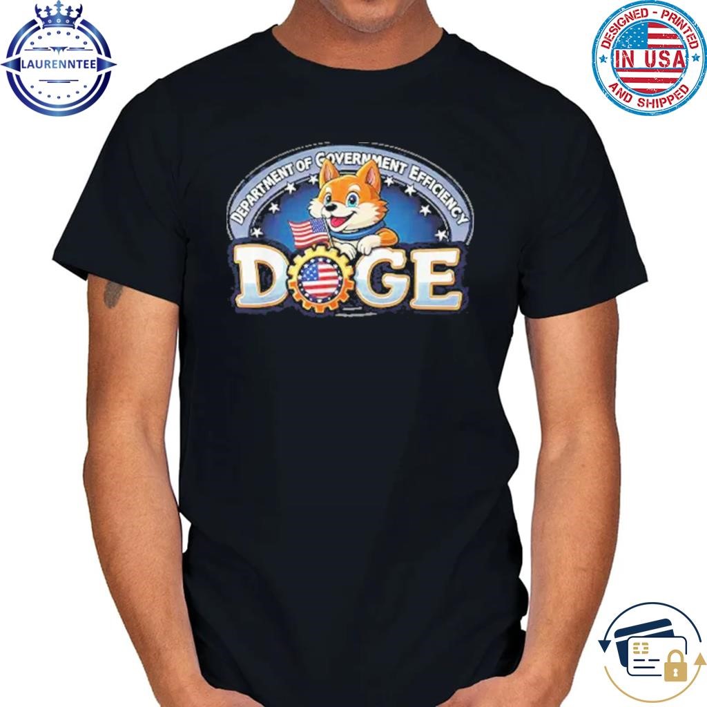 Original DOGE Crypto Meme Department Of Government Efficiency Shirt