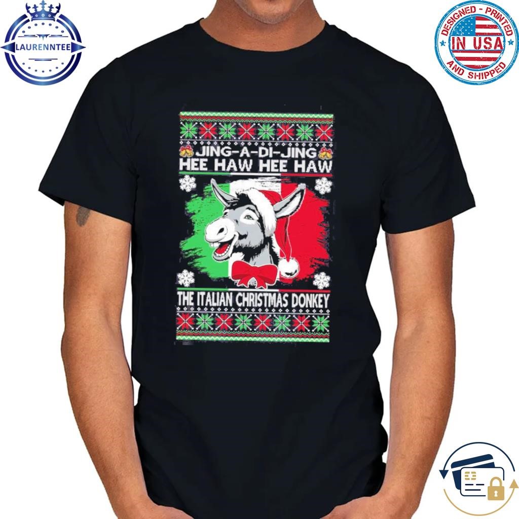 Original Dominick the donkey italian Christmas sweater