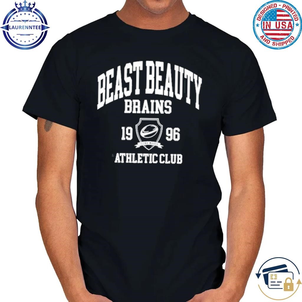 Original Ilona maher beast beauty brains athletic club shirt