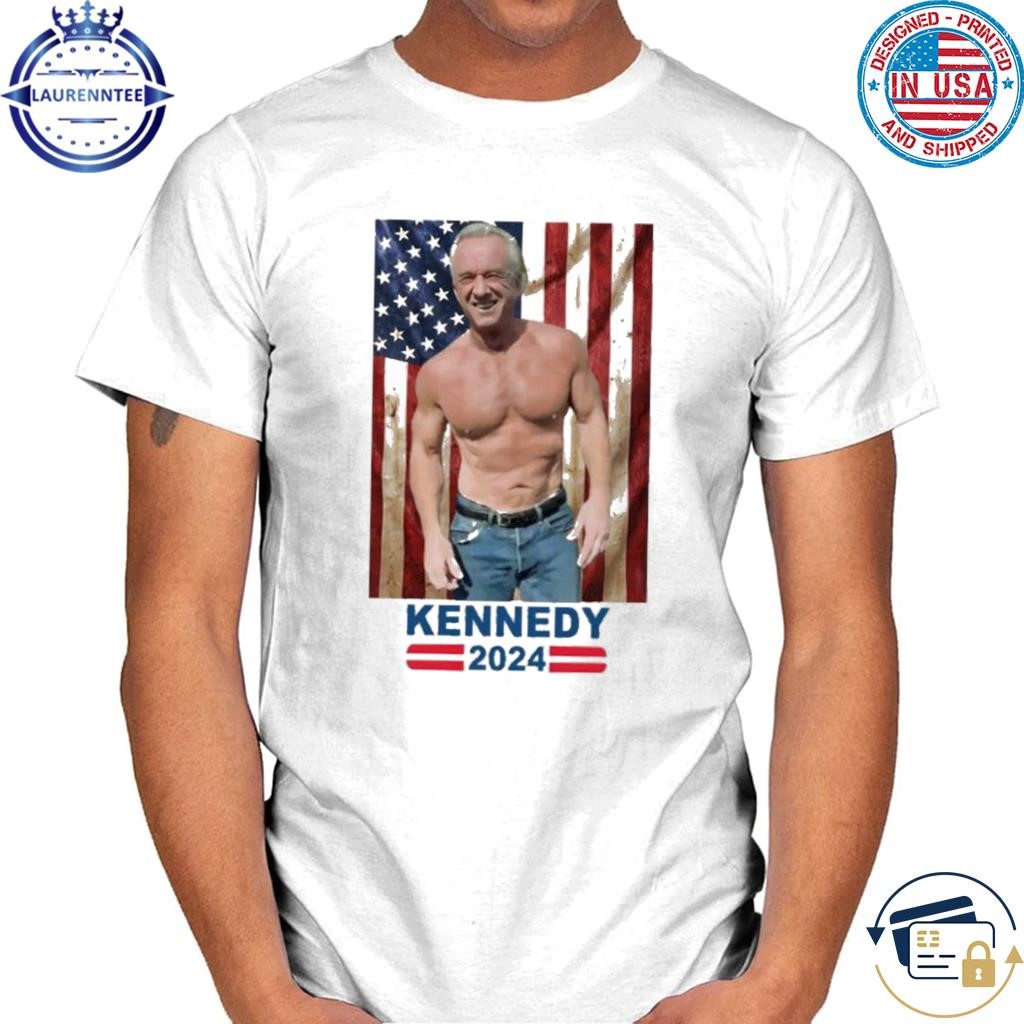 Robert f kennedy jr no shirt flag usa 2024 shirt