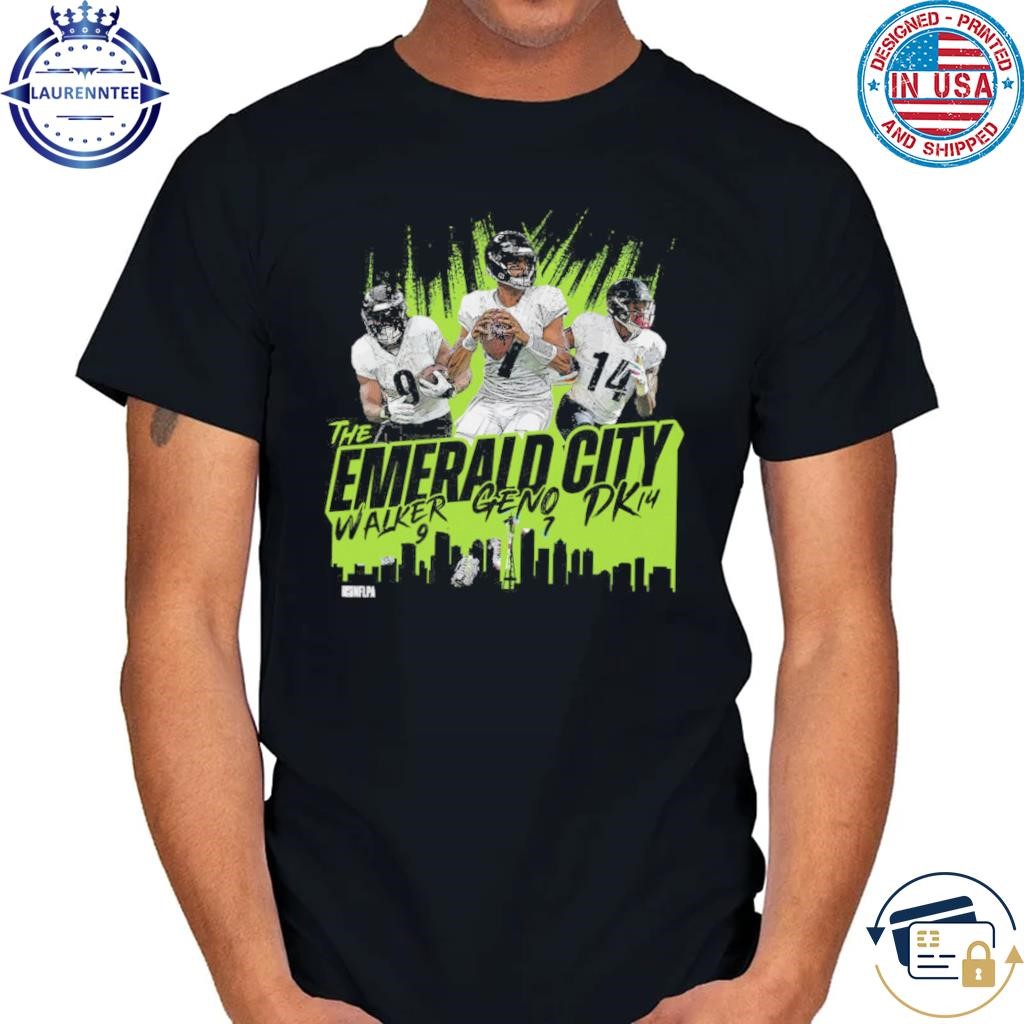 Geno smith seattle emerald city trio shirt