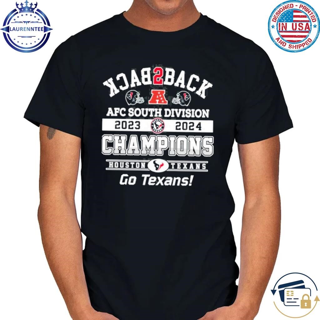 Houston texans afc south division 2023-2024 champions shirt