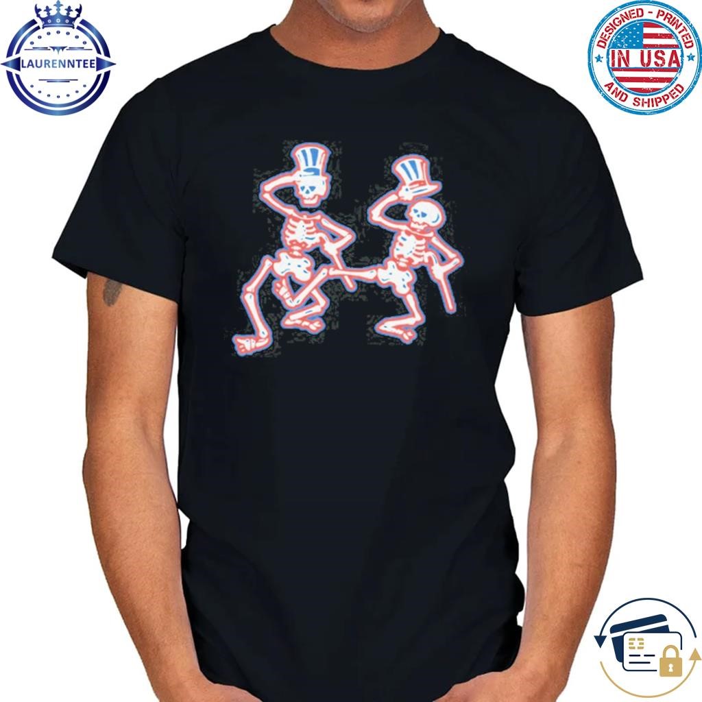 Top hat dancing skelly shirt