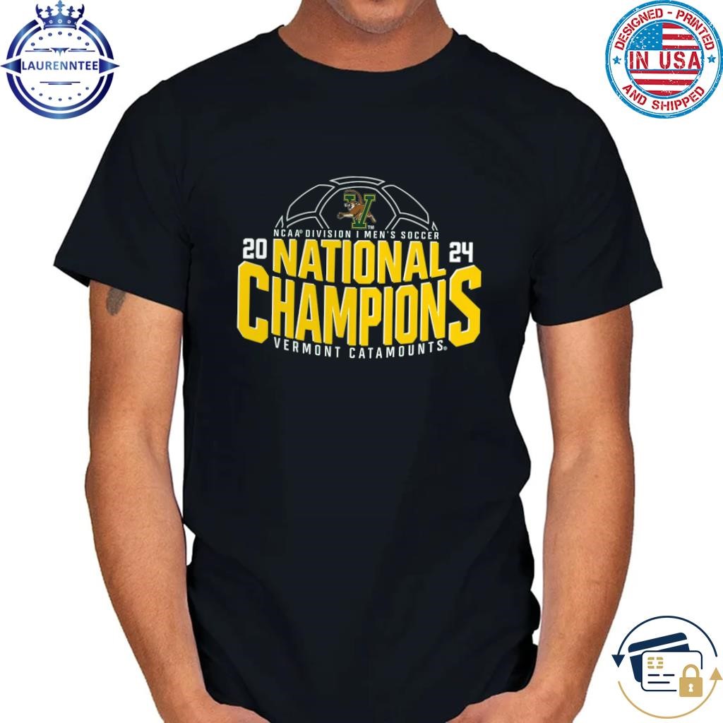 Vermont catamounts 2024 ncaa men's soccer national champions shirt